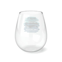 Baja Secrets Stemless Wine Glass, 11.75oz