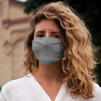 Alaska Grey Snug-Fit Polyester Face Mask