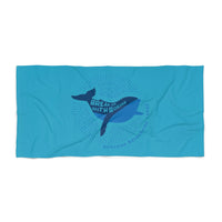 Break Up With Boring Whale Beach Towel