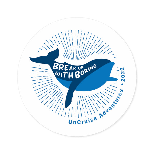 Break Up with Boring Whale Sticker