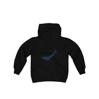 Youth Heavy Blend Alaska Whale Hooded Sweatshirt