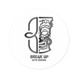 Break Up with Boring Dark Tiki Sticker