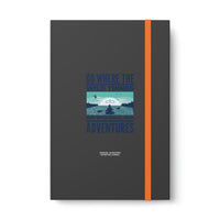Personal Adventure Journal - Color Contrast Notebook - Ruled